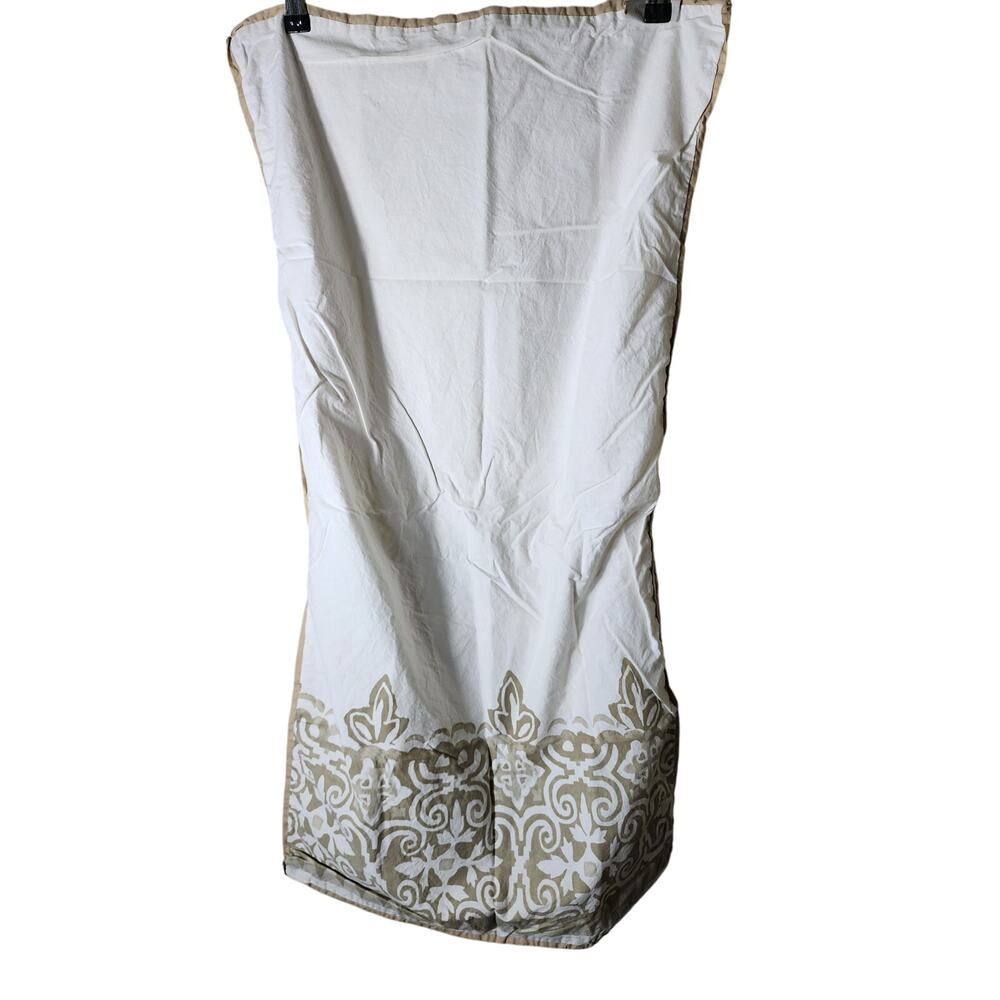 NINA HOME Tan Floral Brown Lightweight KING Pillow Shams - Set of 2